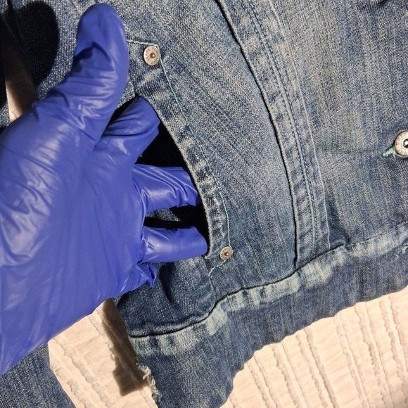 Vintage Western Cowgirl Festival Parasuco Studded Denim Women's Jacket - Picture 14 of 17